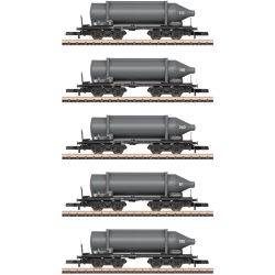 82092 Z 5er Set Carbid-Flaschenwagen, DB, Ep.IV