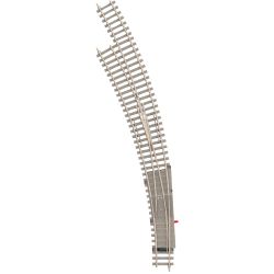 14547 N Minitrix Links-Weiche mit Betonschwellen
