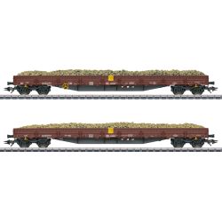 47159 Niederbordwagen-Set Res-x, DB AG, Ep. VI (WECHSELSTROM/AC)