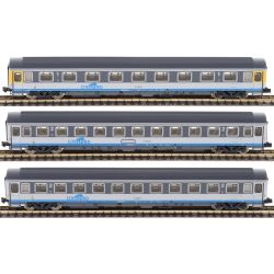 6260019 N 3er Set Personenwagen 'EUROFIMA', Cisalpino, Ep.V-VI