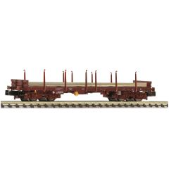 6660002 N Flachwagen mit Rungen Rgmms, FS, Ep.V