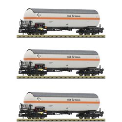849119 N 3er Set Druckgaskesselwagen Zags, DBAG, Ep.V 'EVA/DSM Holland'