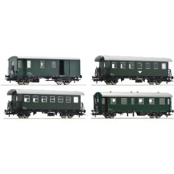6200050 H0 4er Set Personenwagen, ÖBB, Ep.II