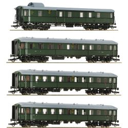 6200056 H0 4er Set Personenwagen Zwickauer Traditionszug, DR, Ep.IV #1