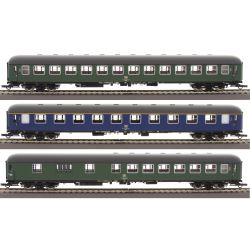 6200051 H0 3er Set Personenwagen D 377 'Hispania-Express', DB, Ep.IV, Set 1  #1