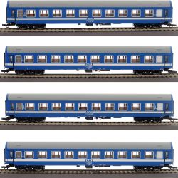 6200031 H0 4er Set Personenwagen Y/B 70, 2. Klasse, MAV, Ep.IV-VI