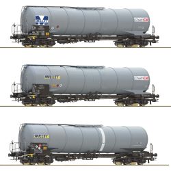 6600091 H0 3er Set Kesselwagen Zacns, MILLET, Ep.VI