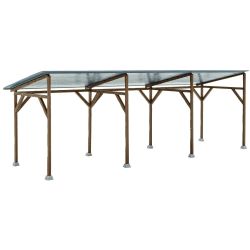 38349 H0 Holzcarport