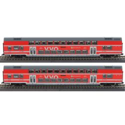 01093 TT 2er Set Doppelstockwagen, VVO, 'S-Bahn Dresden', DBAG, Ep.VI