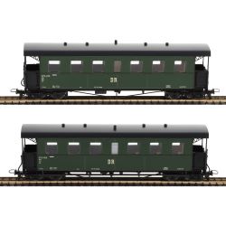 03996 H0e 2er Set Personenwagen KB4i, DR, Ep.III