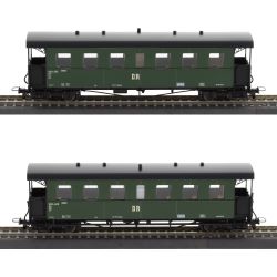 13996 H0m 2er Set Personenwagen KB4i, DR, Ep.III