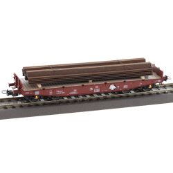 77062 H0 Schwerlastwagen Rmms 662 mit Spundwänden, DBAG, Ep.V
