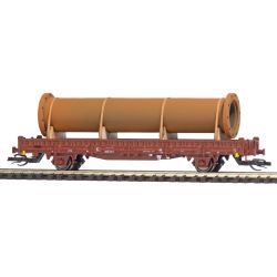 31512 TT Flachwagen Ks 3300 mit Flanschrohr, DR, Ep.IV