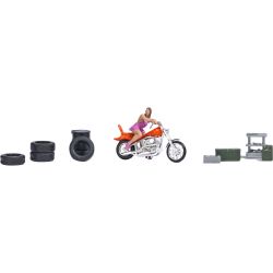 79811 H0 Action-Set: Biker Model