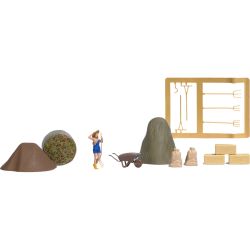 79850 H0 Action-Set: Model mit Heugabel