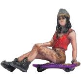 10602 H0 Teenager auf Skateboard