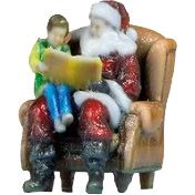 10702 H0 Weihnachtsmann und Junge