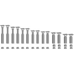 53941 H0 Easy-Track Pfeiler-Set Steigung