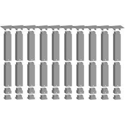 53942 H0 Easy-Track Pfeiler-Set oben
