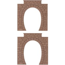 120577 H0 2 Tunnelportale, 1-gleisig