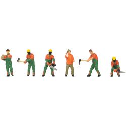 151690 H0 Waldarbeiter mit moderner Aus