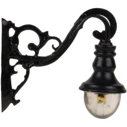 180138 H0 LED-Wandleuchte, historisch, warmweiß, 3 Stück