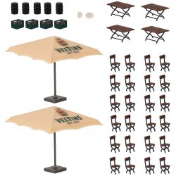 180437 H0 Biergarten-Set Veltins
