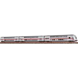 44564 H0 3er Set Doppelstockeinheit TWINDEXX VARIO IC2, DBAG, Ep.VI, DC-Digital