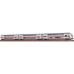 44567 H0 3er Set Doppelstockeinheit TWINDEXX VARIO IC2, DBAG, Ep.VI, AC-Digital