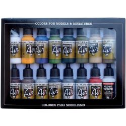 771192 Farb-Set, Gebäudefarben, 16 x 17 ml