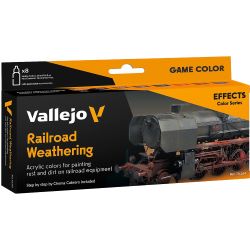 770264 Farb-Set, Alterung einer Dampflokomotive, 8 x 17ml