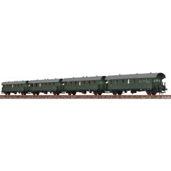 46821 H0 4er Set Personenwagen, DB, Ep.III