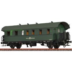46832 H0 Gepäckwagen Pwghs, DB, Ep.III, mit Beleuchtung, AC