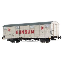 49931 H0 Gedeckter Güterwagen Gbs 1500, DR, Ep.IV 'Konsum'