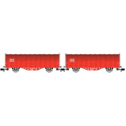 HN6699 N 2er Set Schiebeplanenwagen Kijls, DBAG, Ep. V-VI