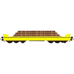NW 22978 H0 Schwerlastwagen Samms-u 454, Bahnbau Gruppe, Ep.VI