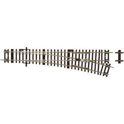 42443 H0 Roco Line 2,1 mm Weiche rechts 15°