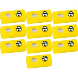 3041 10 Bananenbuchsen 2,5mm, gelb