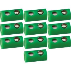 3043 10 Bananenbuchsen 2,5mm, grün