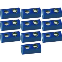 3045 10 Bananenbuchsen 2,5mm, blau