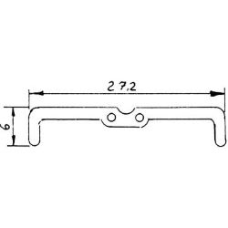 9897 H0 Stromabnehmer, Einzelfeder (4 Stück)