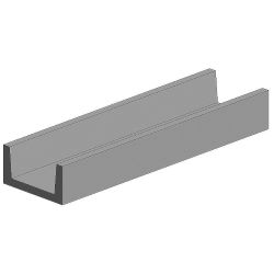 500261 U-Profil, 350x1,5x0,94 mm, 4 Stück