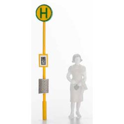 33721 H0 Straßenbahn-Haltestellenschild