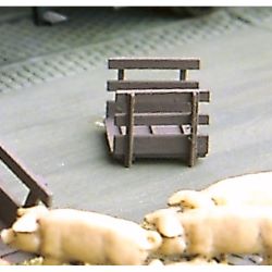 3367 H0 Viehverladebrücke kurz, Messingguss