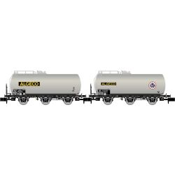 80683237 N SNCF, 2-tlg. Set 3-achsiger Kesselwagen
