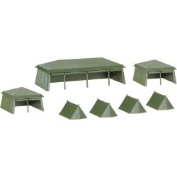 745826 H0 Bausatz Zelte (7 Stück) Militär