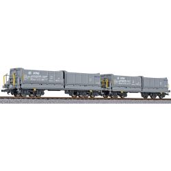 L230156 H0 2er-Set Muldenkippwagen der SBB