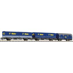 L260112 N 3er Set Güterwagen 'Tchibo-Zug', DBAG, Ep. V