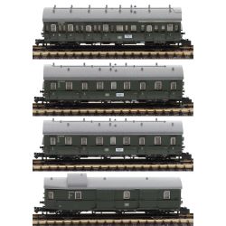 18724 4er Set Personenwagen 'Nahverkehr um Hamburg', DB, Ep.III