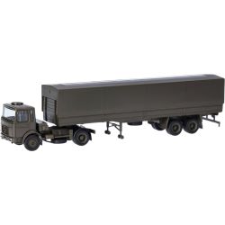 747080 H0 MAN F8 Planen-Sattelzug "Bundeswehr"